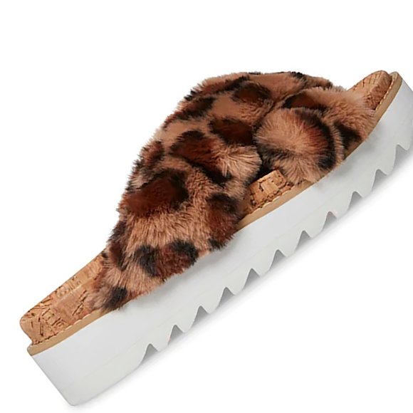 STEVEN New York by Steve Madden Women's Cado Slide Sandal, Leopard, Size 8 - Picture 3 of 7